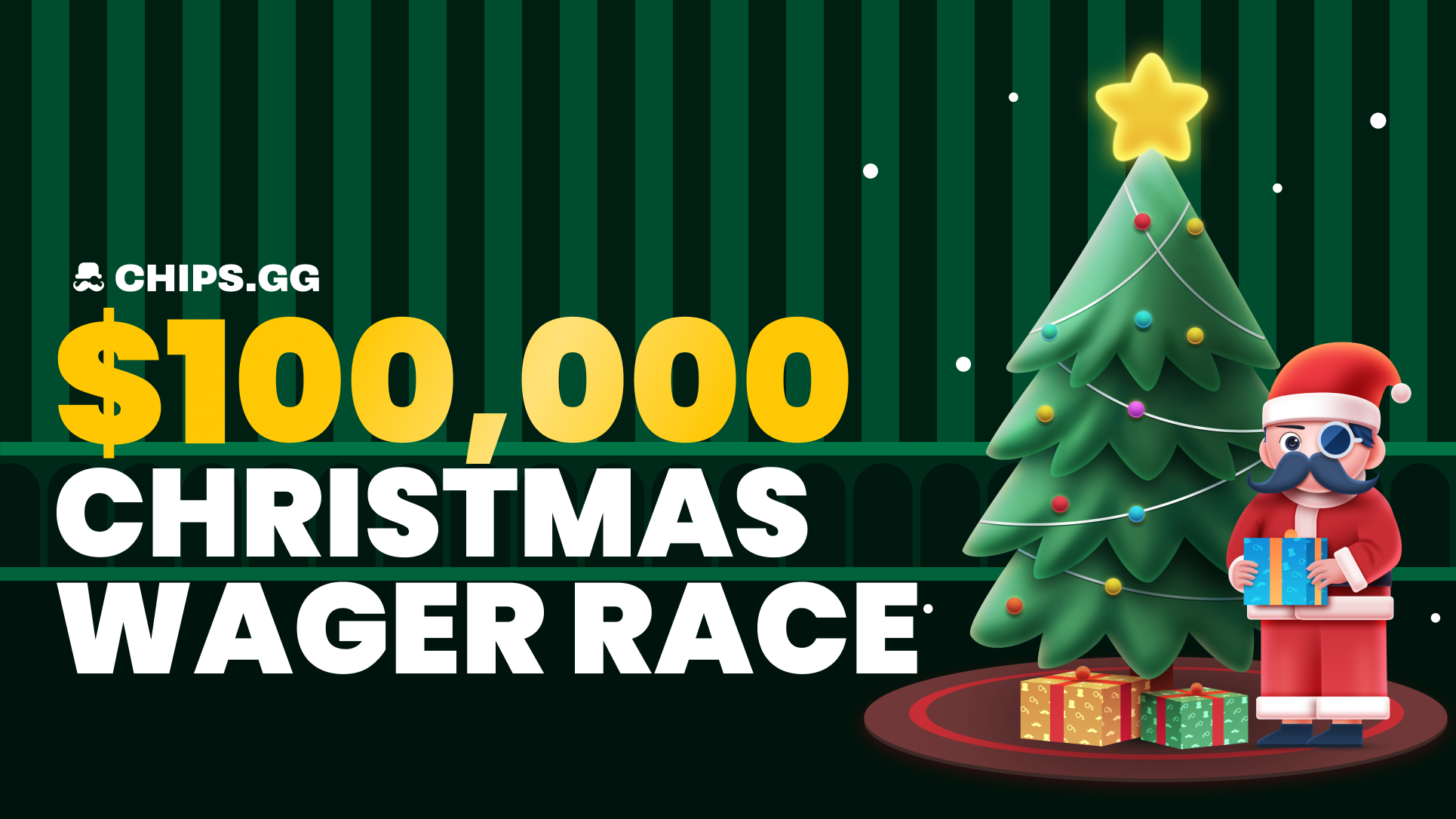 Wager, Compete, and Win: $100,000 Christmas Wager Race at Chips.gg!