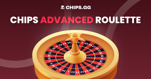 Advanced Roulette wheel on Chips.gg with a golden pawn.