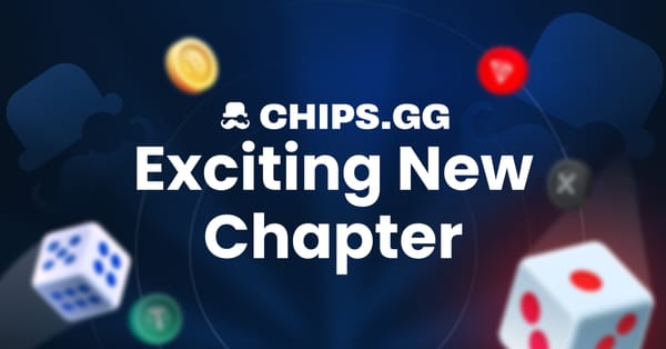 Thumbnail that says 'Exciting New Chapter' with the chips.gg logo