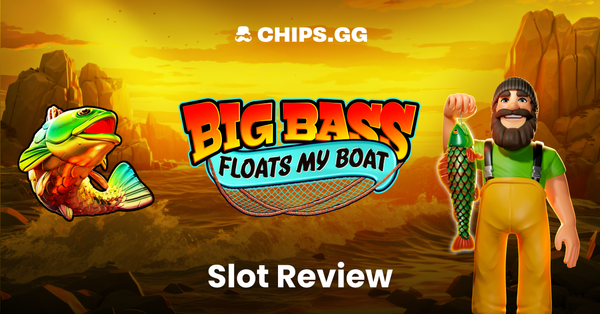 Promotional image for the slot game "Big Bass Floats My Boat".